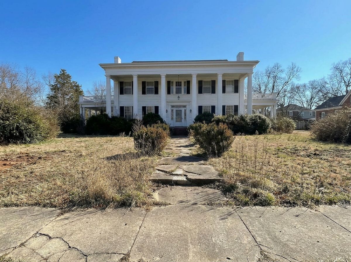 Before: plain front yard