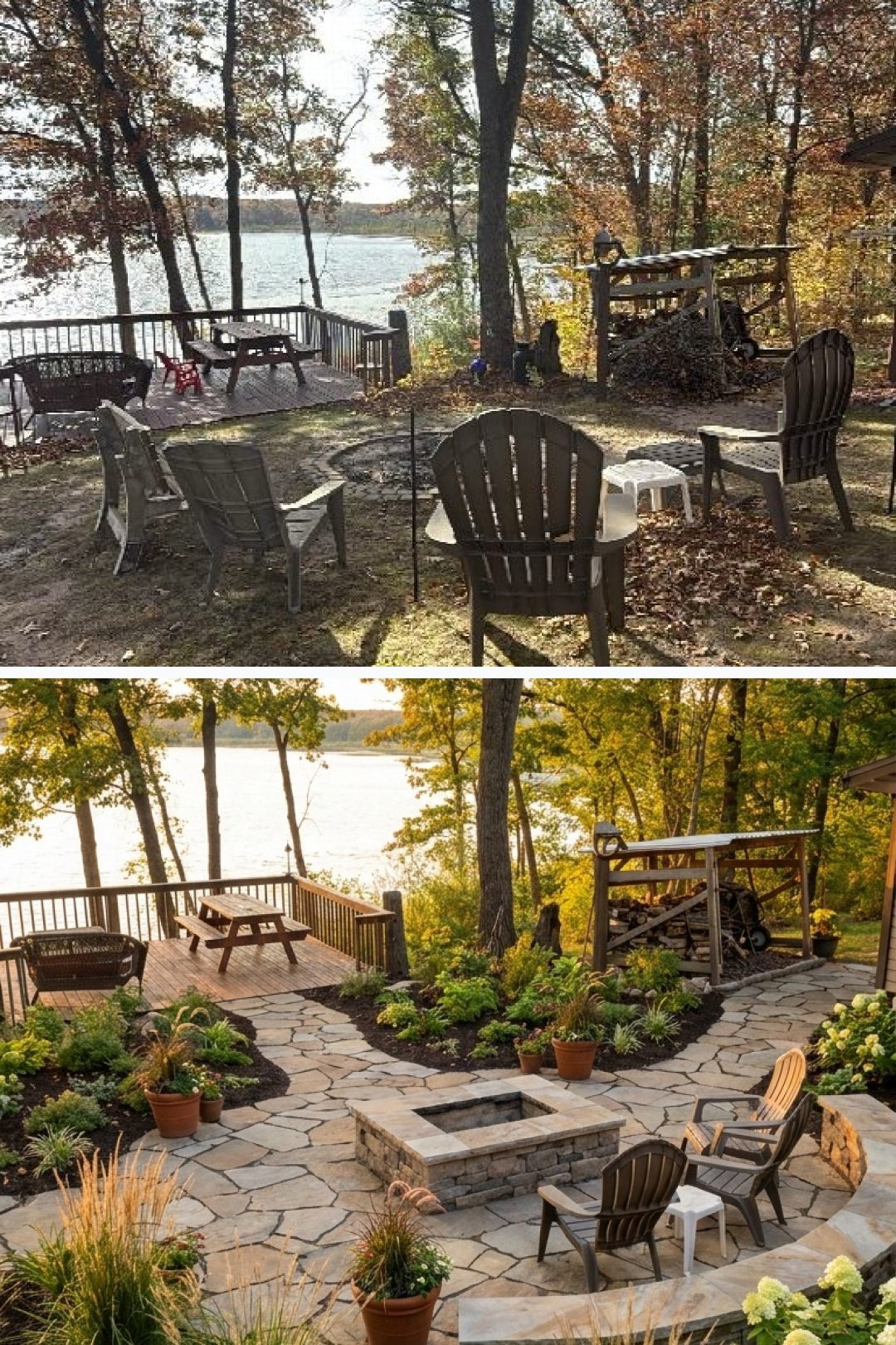 Before and after: yard remixed into Surprise Me with YardRemix AI