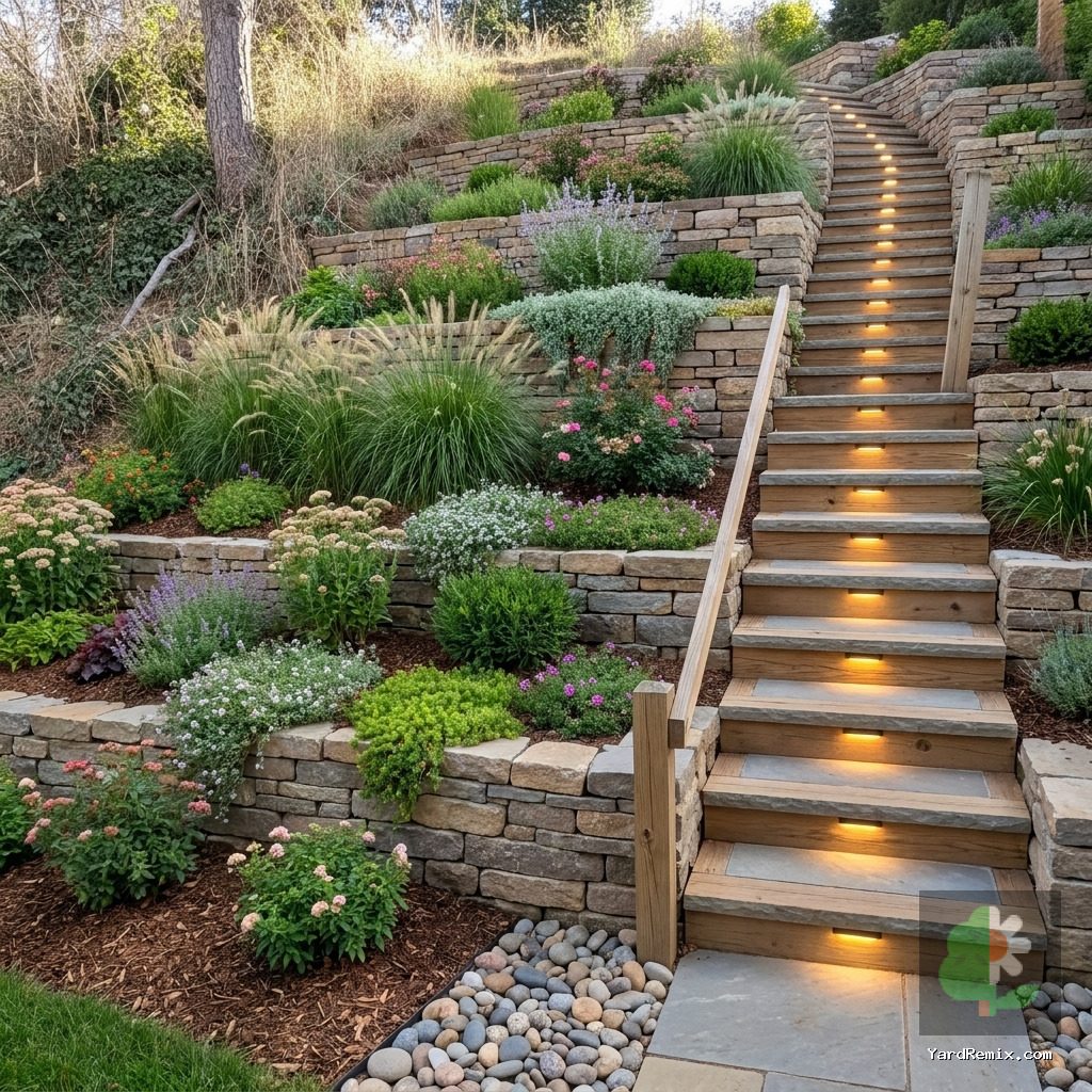 After: the yard remixed into AI yard makeover by YardRemix AI