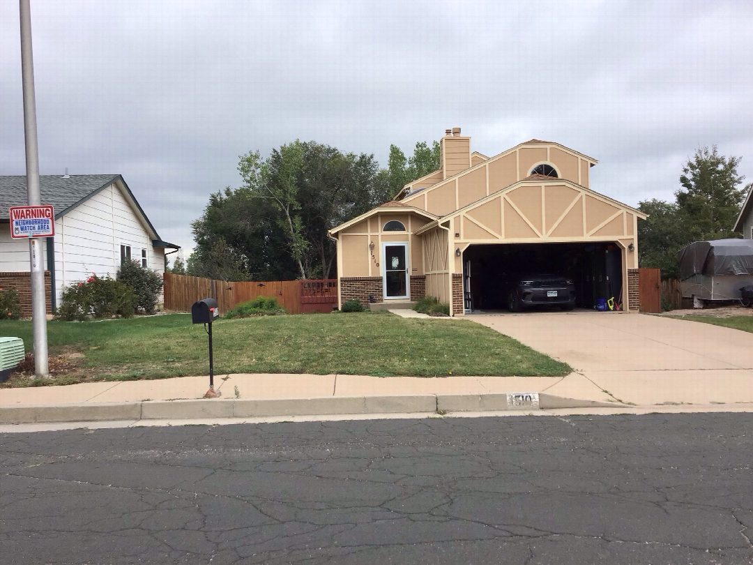 Before: the original yard photo