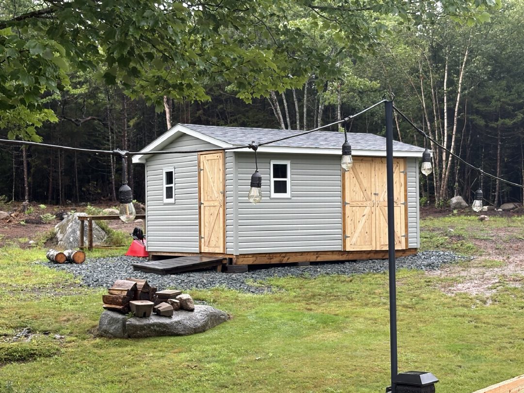 Before: the original yard photo
