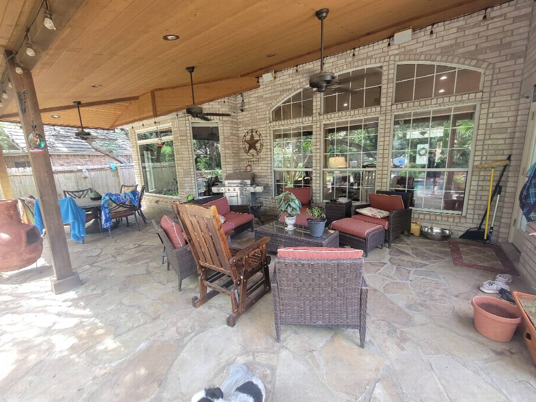 Before: the original yard photo