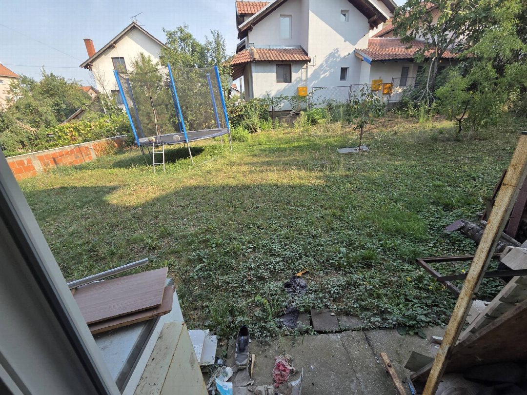 Before: the original yard photo
