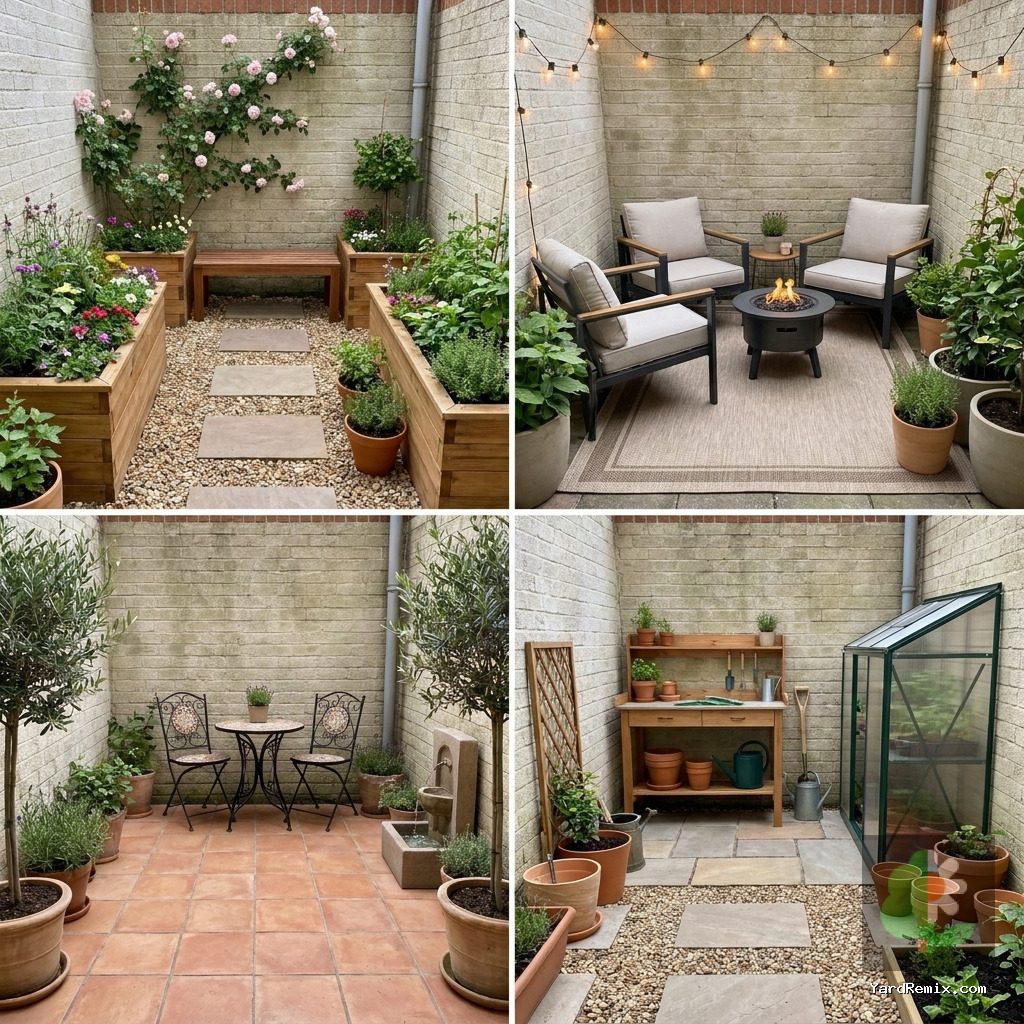 After: four AI remix ideas for this yard
