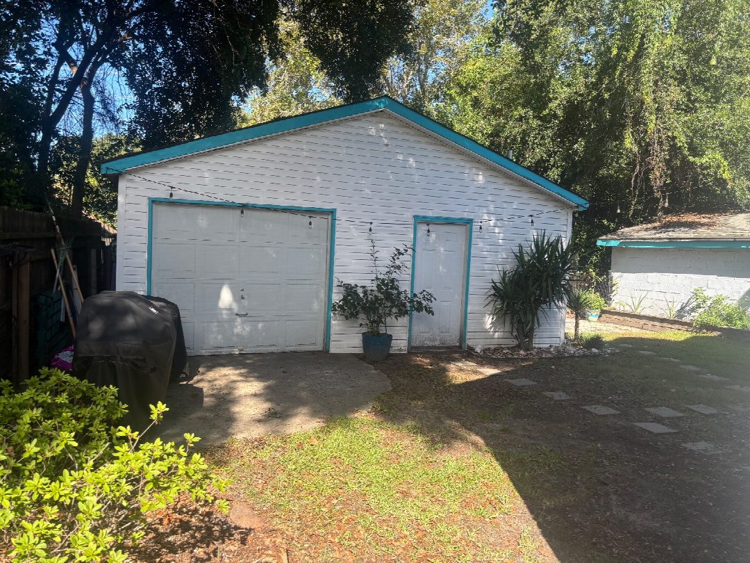 Before: the original yard photo
