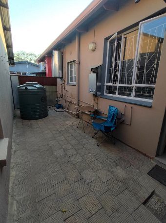Before: the original yard photo