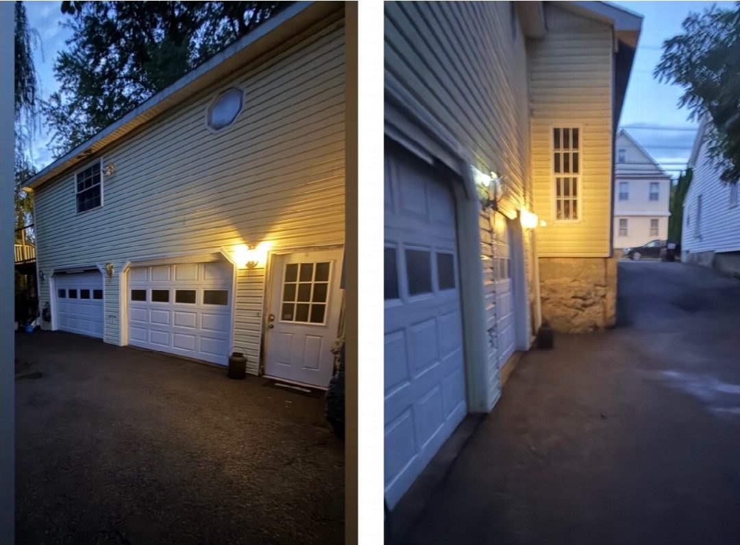 Before: the original yard photo