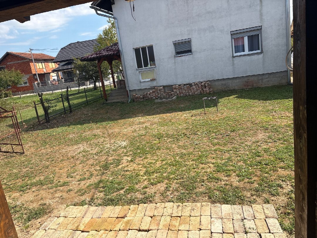 Before: the original yard photo