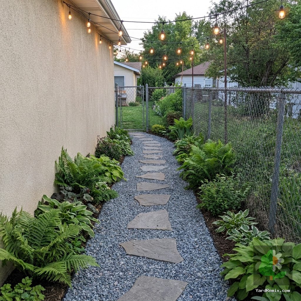 After: the yard remixed into AI yard makeover by YardRemix AI