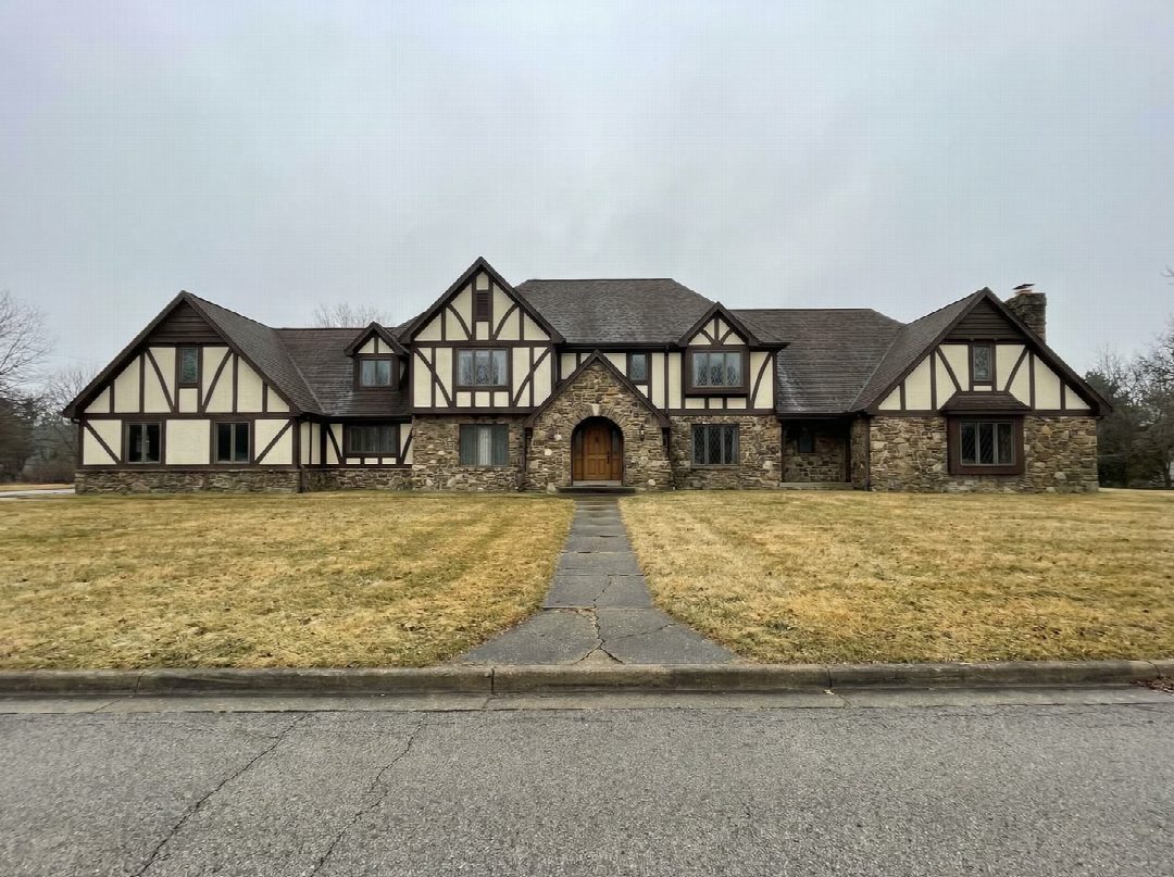 Before: the original yard photo